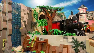 LEGO LANDSCAPING (mountain side, train station and that kinda nonsense) -LEGO city update