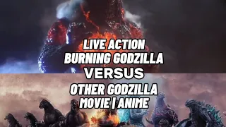 Burning Godzilla vs Other Godzilla #godzillamovies #edit #godzilla