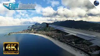 (4K) Microsoft Flight Simulator 2020 *MAXIMUM GRAPHICS* Fenix A320 Landing At Rio de Janeiro Airport