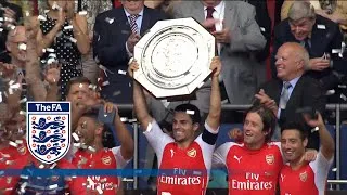 Arsenal v Manchester 3-0 Trophy lift - Community Shield | Inside Access