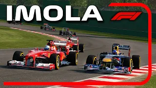 PLAYING THE IMOLA GP ON THE OFFICAL F1 GAME!