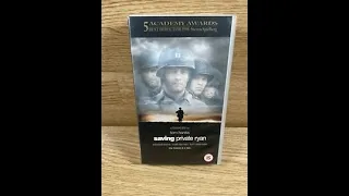 Original VHS Opening and Closing to Saving Private Ryan UK VHS Tape