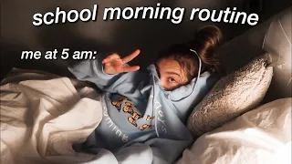an average high school morning routine