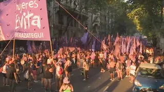 Thousands gather on streets of Georgia for second day of protests