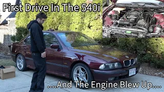 Getting the BMW E39 540i/6 Ready For Our First Drive..... Which Didn't End Well....