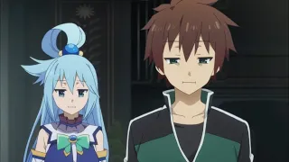 Kazuma calls Aqua an Idiot(Fliparts)