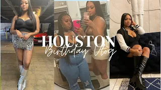 Houston Texas Birthday Vlog - Kamp , Atomic bottle, Trukey leg hut , The Galleria, Uptown Lounge