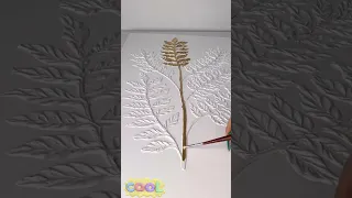3D Gold Leaf Canvas Painting Gold Leaf Textured Canvas Art Gold Leaf Art On Canvas Plaster Wall Art