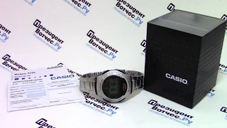 Часы Casio Illuminator W-734D-1A [W-734D-1AVEF] - видео обзор от PresidentWatches.Ru