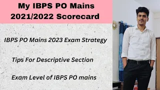 IBPS PO Mains 2023 Exam Strategy | My IBPS PO mains 2022 Scorecard #ibps #ibpspo #ibpspo2023 #sbipo