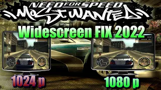 Need for Speed Most Wanted 2005 Widescreen Fix 2022
