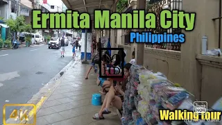 Street Walking Around  Taft Avenue Ermita Manila Philippines[4K]Manila City Philippines