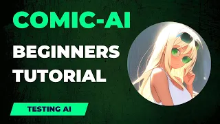 FREE Text to Anime generator : Comic AI - complete step by step tutorial for beginners
