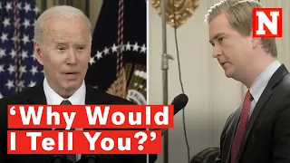 Biden Withholds Russia Strategy In Doocy Clash: ‘Why Would I Tell You?’
