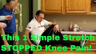 How 1 Simple Stretch STOPPED Real Patient's Knee Pain-Now Doing Iron Man Races!