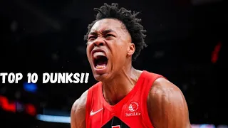 Top 10 Dunks from ROTY Scottie Barnes in the Regular Season 2021-2022