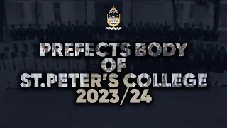 Prefects Body Of St.Peter's College 2023/24