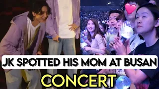 Jungkook's family attended BTS concert in Busan | JK spotted his Mother & Brother in concert
