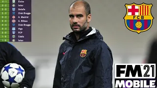 Pep Guardiola Tactic Barcelona | Football Manager Mobile 2021