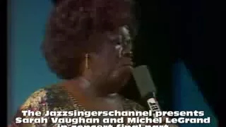 Sarah Vaughan and Michel Legrand in concert final part