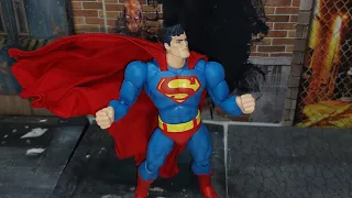 unboxing video review en español de figura medicom toys Mafex  superman (The Dark Knight Returns)