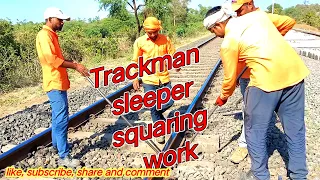 Trackman Work in Indian Railway