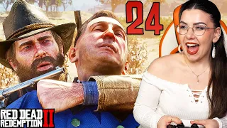 Red Dead Redemption 2 - Saving John Marston! - PART 24 (Blind Playthrough/Reaction)