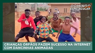 Crianças órfãs de Uganda fazem sucesso na internet com hits brasileiros  | Domingo Espetacular