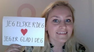 Video 78 Kjærlighet på norsk: Jeg elsker deg! Jeg er glad i deg!