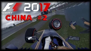 F1 2017 (MOD) Real Life | Crashes and Fails | China #2