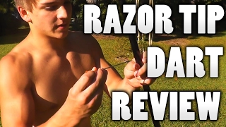 Blowgun Razor Tip Broadhead Dart Review!Huntinghot TV