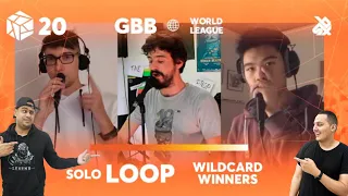 GBB 2020: World League | LOOPSTATION Wildcard Winner Announcement | REACTION