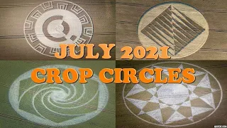 6 Crop Circles July 2021 Compilation | 4K