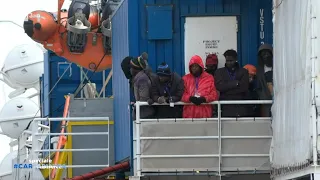 I migranti dell'ong Sea Eye - Cartabianca - Puntata del 07/02/2023