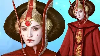 Queen Amidala STAR WARS Makeup / Hair / Costume - Cosplay Tutorial