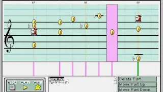 2girls1cup on mario paint composer