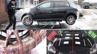 Dirty 15 Year Old VW Golf GTI Deep Clean and Full Detail |  EXTREME FILTH WARNING!!!