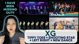 ★ XG - TIPPY TOES + SHOOTING STAR + LEFT RIGHT + NEW DANCE M/Vs ★ REACTION