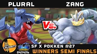 SFxPokken #27 | Plural (Garchomp) vs Zang (Machamp) - Winners Semi Finals - Pokken