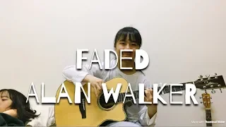 Alan Walker - FADED - Fingerstyle Guitar - Quynh Shin - Sean Song Cover