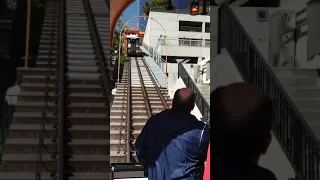 Angels Flight railway, LA 50cents to ride!