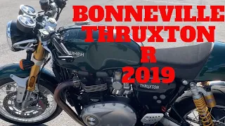 Триумф Тракстон. 2019 Triumph Bonneville Thruxton R / Часть 1. Обзор  и тестрайд.