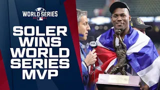 WORLD SERIES MVP JORGE SOLER!! Braves OF smashes 3 huge homers to lead to MVP!