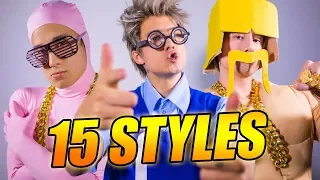 15 TYPES of RAPPERS (App Edition) | Julien Bam