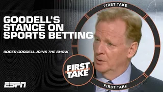Roger Goodell's STANCE on the NFL and sports betting 💲🏈 | First Take