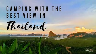Samet Nangshe Viewpoint - Camping overlooking the islands of Phang Nga Bay