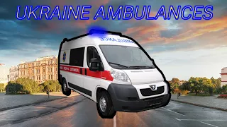 Kyiv ambulances respondings