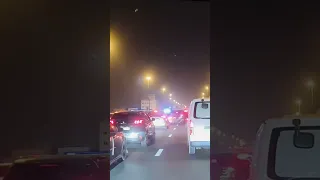 Night Traffic Jam in Dubai  🚗💥🚙 Car Accident in Dubai