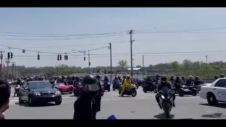 Hundreds of bikers join funeral procession of rapper DMX in New York