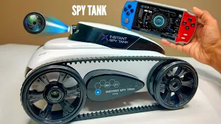 RC App Controlled Spy Tank Vs Beast Camera Car Unboxing  & Testing - Chatpat toy tv